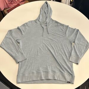 Faherty | XL | Light Blue Mens Sun washed Slub Hoodie Long Sleeve BRAND NEW